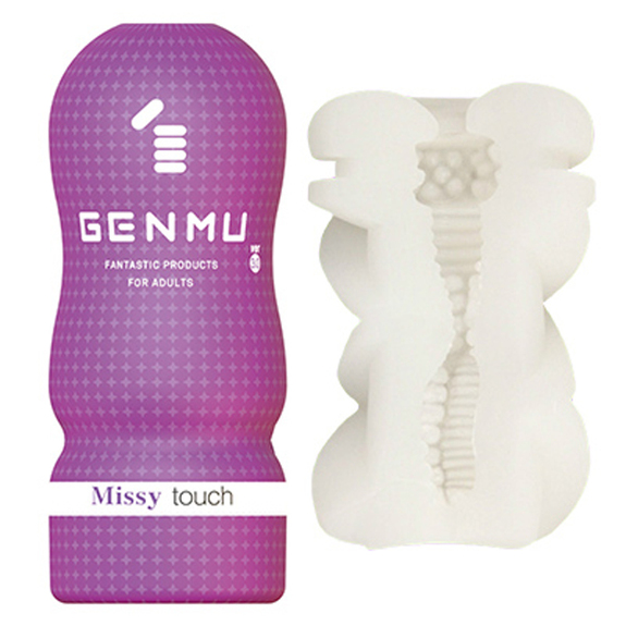 【日本GENMU】 GENMU 3 Missy touch Purple［ミッシータッチ パープル］GENMU 三代 MISSY 熟女誘惑 柔嫩吸吮加強自慰杯(紫色)
